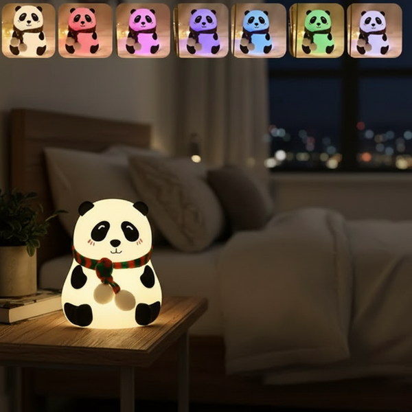 Silicone Panda Night Lamp – Soft, Cute & Safe Light for Kids