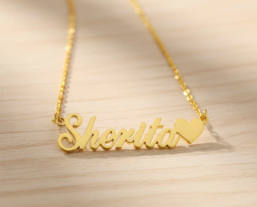 Any-Name-Customized-Name-Pendant-Yellow-Gold-Plated-Brass-Pendant-Necklace