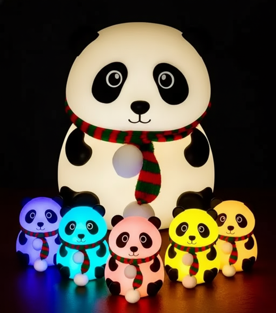 Silicone Panda Night Lamp – Soft, Cute & Safe Light for Kids