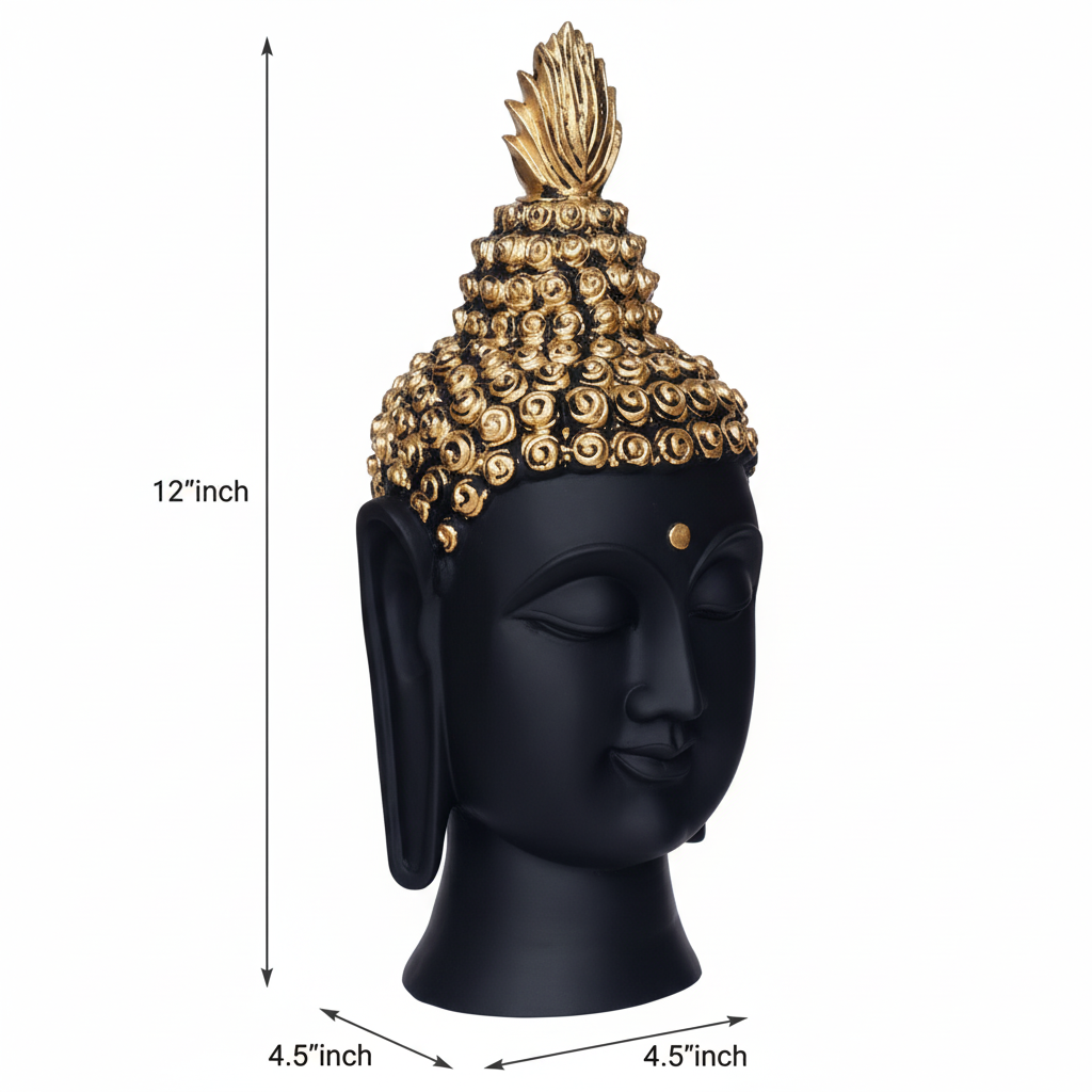 Home decor buddha statue for home decoration buddha head Decorative Showpiece
