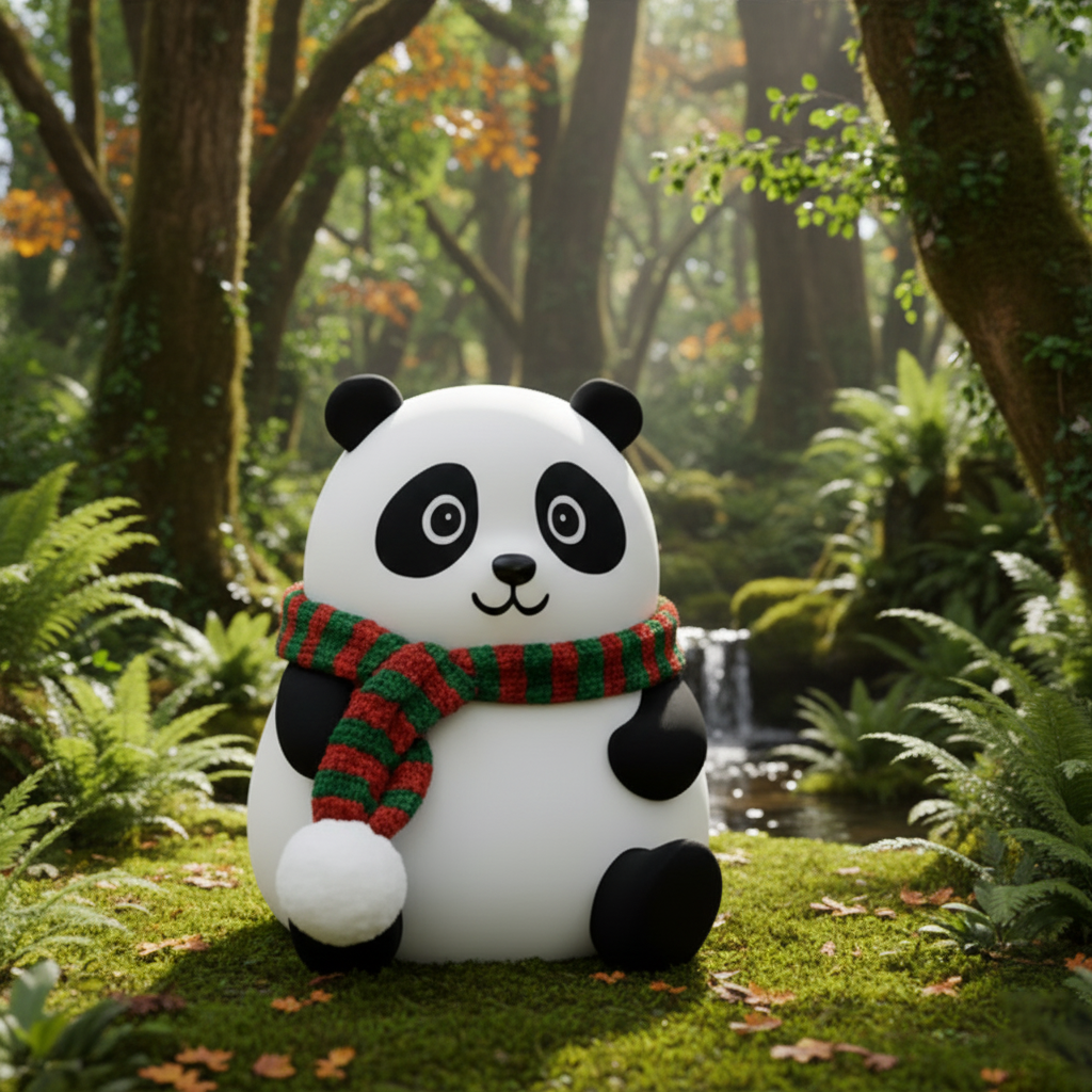 Silicone Panda Night Lamp – Soft, Cute & Safe Light for Kids