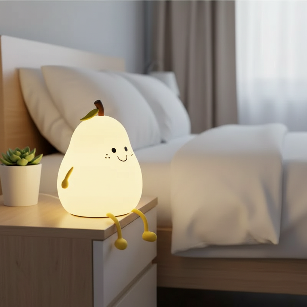 Cute Pear Night Lamp