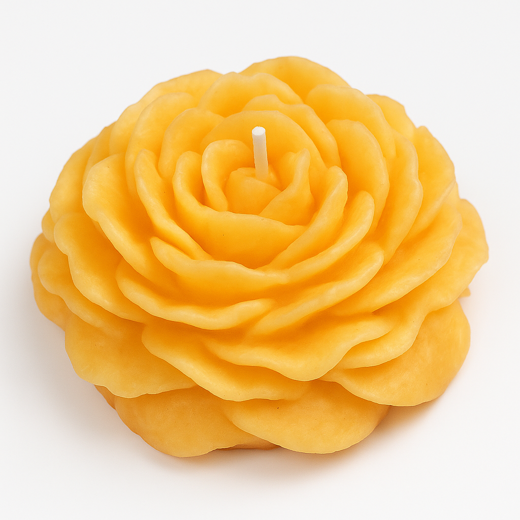 Luxury Handcrafted Peony Soy Wax Candles – Multi-Color & Multi-Fragrance Set of 4