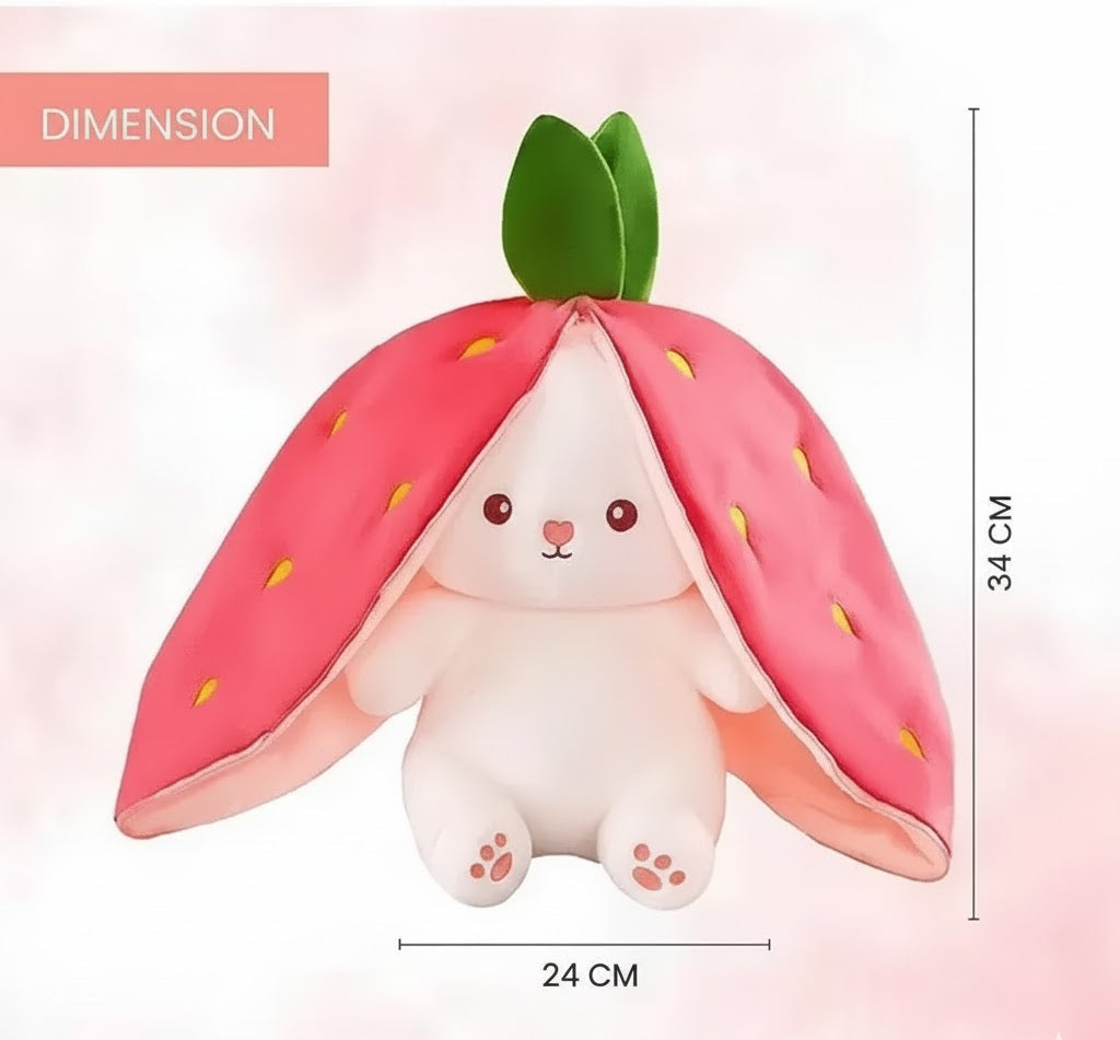 Pink Bunny Plush Toy - Cute & Versatile Stuffed doll with bunny