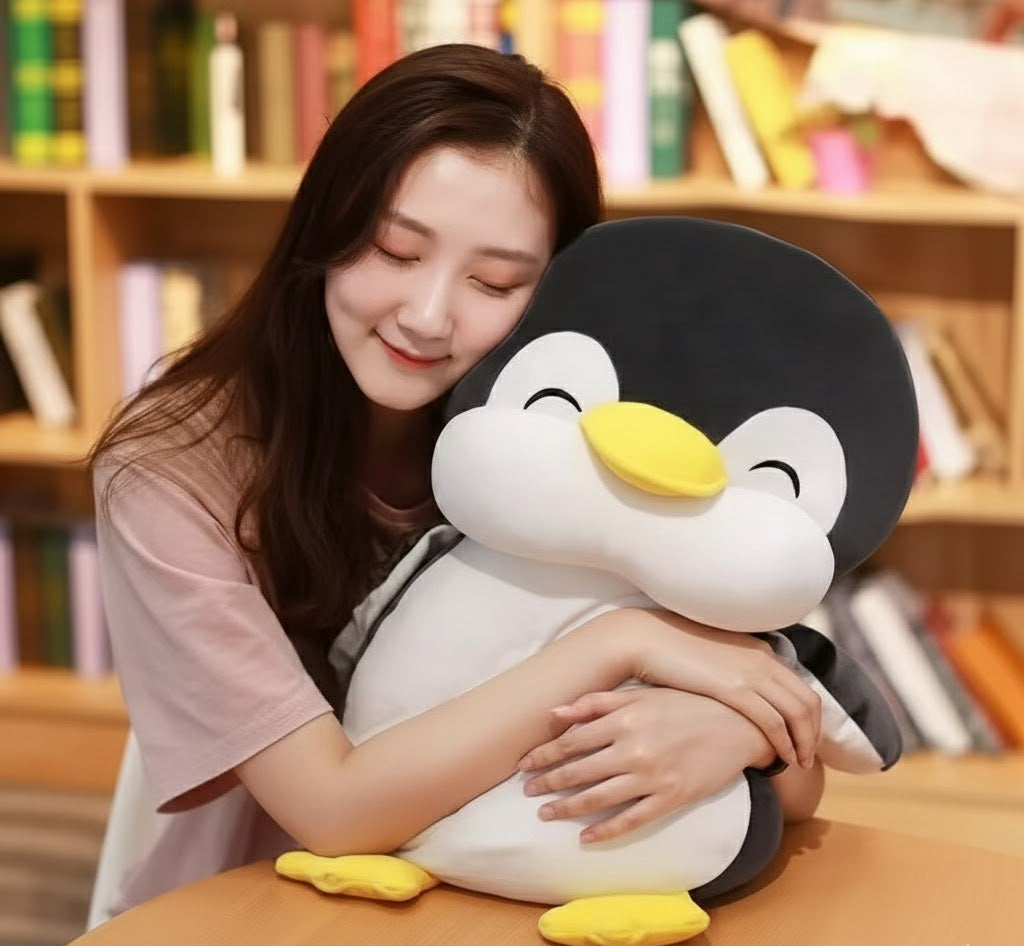 Plushies Penguin Stuffed Animal Toys, Soft Penguin Stuff Plush Doll Gift For Kids Girls Boys women / Color":black/ Size : 35 Cm/ Qty